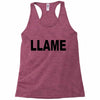 llame Racerback Tank