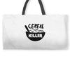 cereal killer Weekender Totes