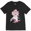 freddy krueger floral V-Neck Tee