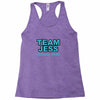 team jess Racerback Tank