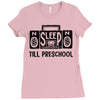 no sleep till preschool Ladies Fitted T-Shirt
