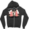 piggybacks and chicken fights Zipper Hoodie