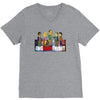 the big bang theory simpsons, ideal gift or birthday present funny V-Neck Tee