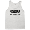 noobs are people too t shirt x large funny nerdy geek cod halo cool ga Tank Top