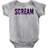 scream 3d Baby Onesie