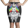 Gym Unicorn Pencil Skirts