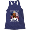 Honor Those Who Place Their Life On The Line Racerback Tank