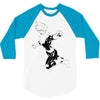 captain marvel 7 3/4 Sleeve Shirt