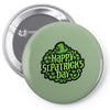 happy st. patrick's day Pin-back button