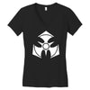 dominator hardcore festival Women's V-Neck T-Shirt