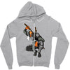 deathstroke marron Zipper Hoodie
