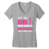 all this girl care about is volleyball Women's V-Neck T-Shirt