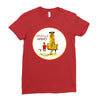 calvin hobbes Ladies Fitted T-Shirt