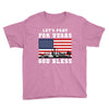 Lets Pray For Vegas, God Bless Youth Tee