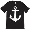 anchor black sailor vintage style navy nautical T-Shirt