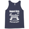 August Girls Are Sunshine Mixed With A Little Hurricane Tank Top
