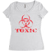 toxic biohazard Women's Triblend Scoop T-shirt