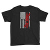 kayak american flag Youth Tee