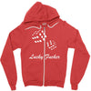 lucky fuers dice Zipper Hoodie