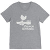 peace and music V-Neck Tee