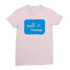 suck it trebek Ladies Fitted T-Shirt