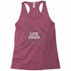 life coach funny inspiration Racerback Tank