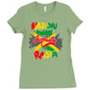 rasta nation, the reggae and dancehall Ladies Fitted T-Shirt