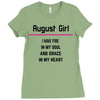 August Girl Ladies Fitted T-Shirt