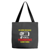 i'm here because you broke something Tote Bags