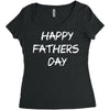 happy father&rsquo;s day 3 Women's Triblend Scoop T-shirt