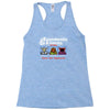 basements and kittens Racerback Tank