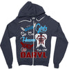 Good Girl Go To Heaven Bad Girl Ride With Daryl Zipper Hoodie