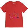 i love my mum colorful V-Neck Tee