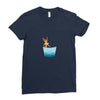 Jumping See Ladies Fitted T-Shirt