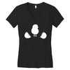 Chicken and Little Chick Women's V-Neck T-Shirt