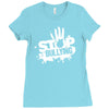 stop bullying Ladies Fitted T-Shirt
