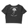 drop fast die last back Crop Top