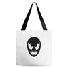 black nom nom Tote Bags