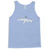banksy style ak47 art   funny Tank Top