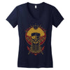 skull pirate Women's V-Neck T-Shirt