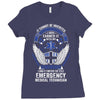 Forever The Title Emergency Medical Technician Ladies Fitted T-Shirt