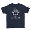 The best teachers are born in January Youth Tee