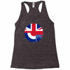 mod union jack, ideal gift, birthday present Racerback Tank