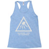 warning god of thunder Racerback Tank