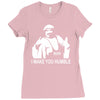 iron sheik wrestling iran funny Ladies Fitted T-Shirt