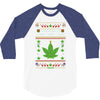 smoke weed every christmas 3/4 Sleeve Shirt