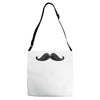 mustache Adjustable Strap Totes