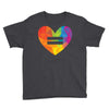 Rainbow Equality Heart Youth Tee