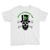 happy saint patrick day skull Youth Tee