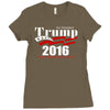 trump for president election 2016 Ladies Fitted T-Shirt